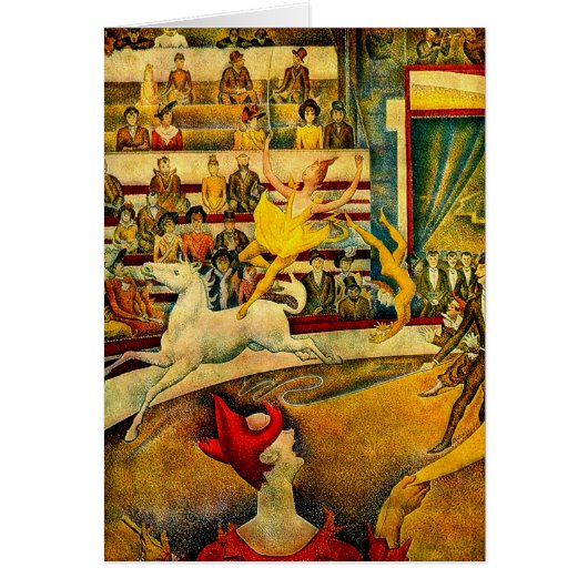 Georges Seurat's The Circus (1891) Cards (Front)