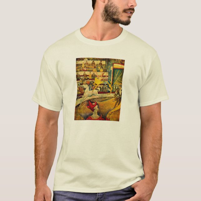 Georges Seurat's The Circus (1891) T-Shirt (Front)