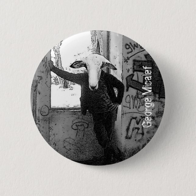 George's Sheep Button (Front)