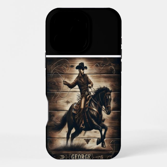 George's Western Ride Iphone Case (Back)