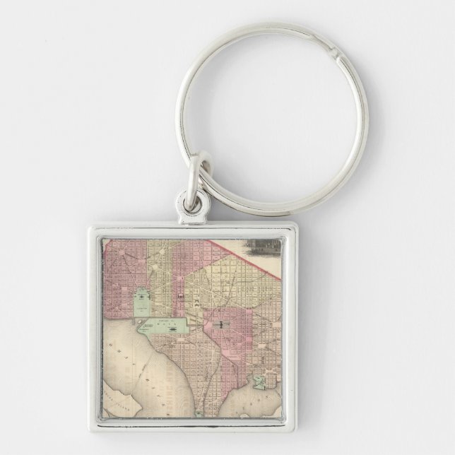 Georgetown and the City of Washington Keychain (Front)