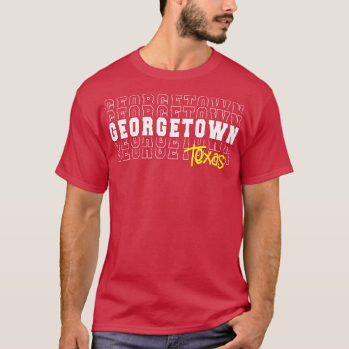 Georgetown city Texas Georgetown TX T_Shirt