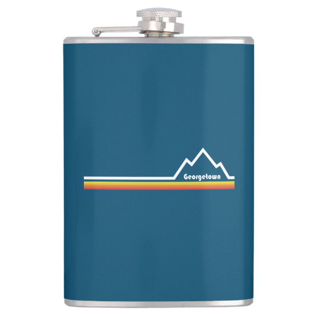 Georgetown, Colorado Flask (Front)