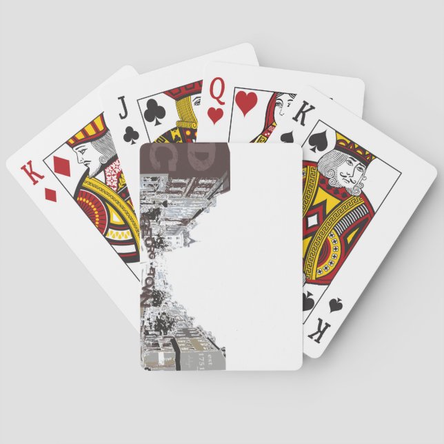 GEORGETOWN IN WASHINGTON, DC POKER CARDS (Back)