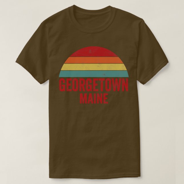 Georgetown Maine T-Shirt (Design Front)