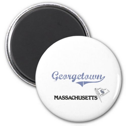 Georgetown Massachusetts City Classic Magnet