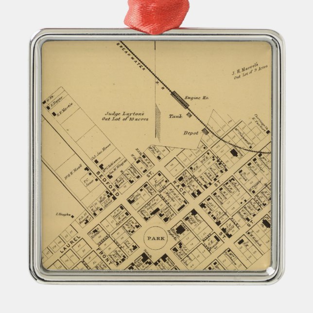 Georgetown Metal Ornament (Front)