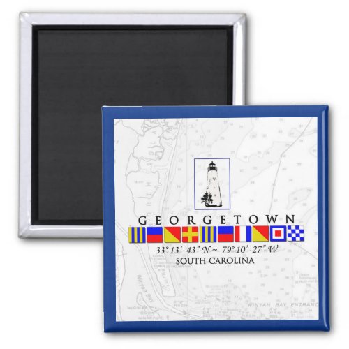 Georgetown SC Marine Signal Flag Magnet