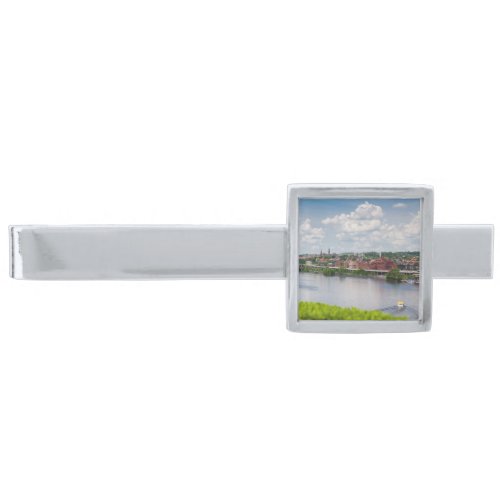 Georgetown Silver Finish Tie Bar