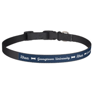Georgetown University Custom Dog Large Collar