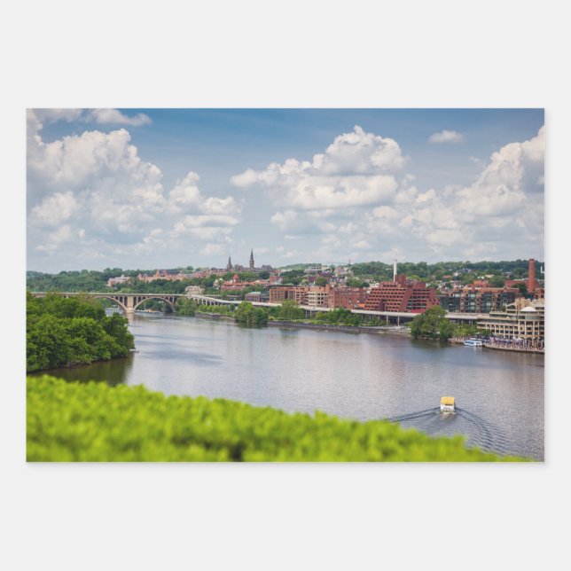 Georgetown Wrapping Paper Sheets (Front)