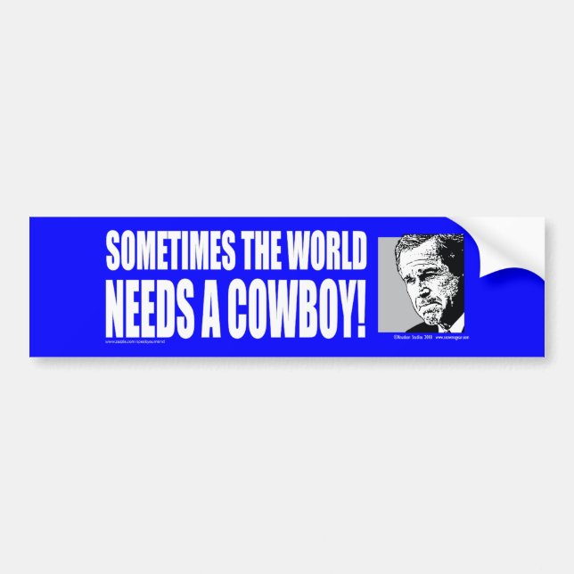 GeorgeW Bush Bumper Sticker (Front)