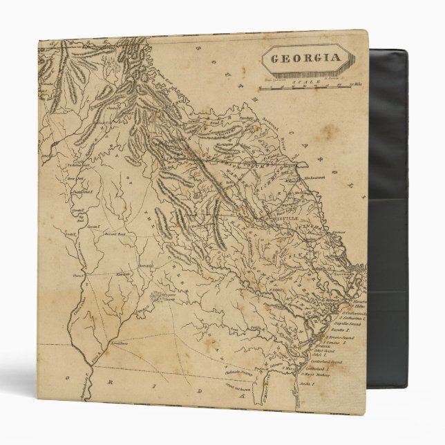Georgia 12 3 ring binder (Front/Inside)