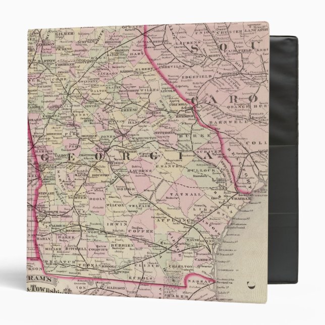 Georgia 12 3 ring binder (Front/Inside)