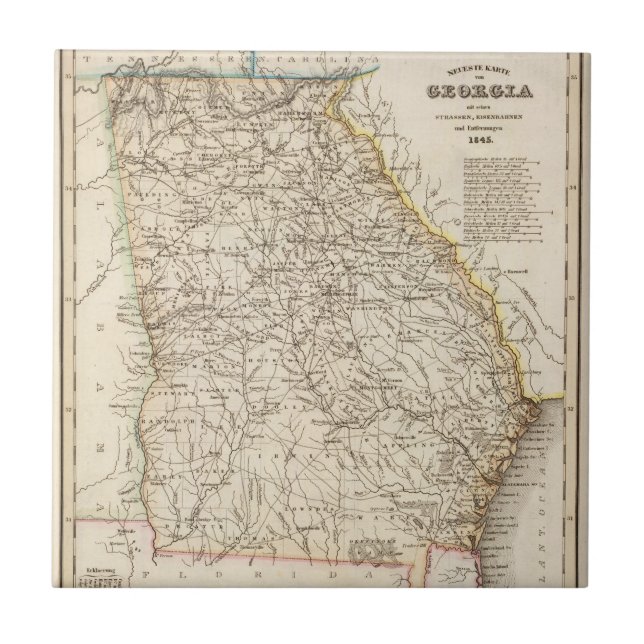 Georgia 14 ceramic tile (Front)