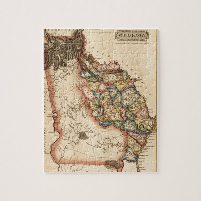 Georgia 1817 jigsaw puzzle (Vertical)