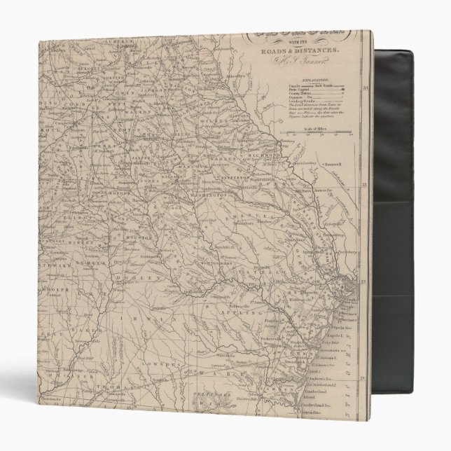 Georgia 3 Ring Binder (Front/Inside)