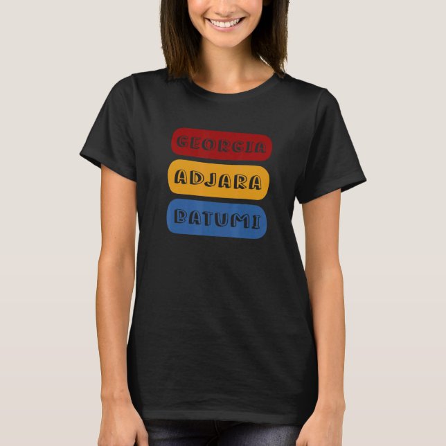 Georgia, Adjara, Batumi, Georgian T-Shirt (Front)