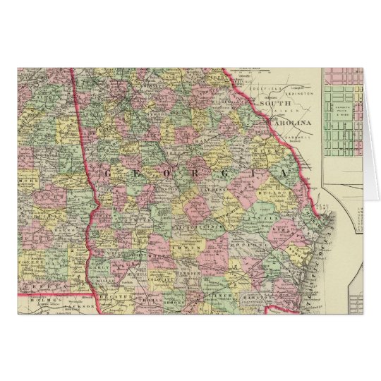 Georgia, Alabama Card