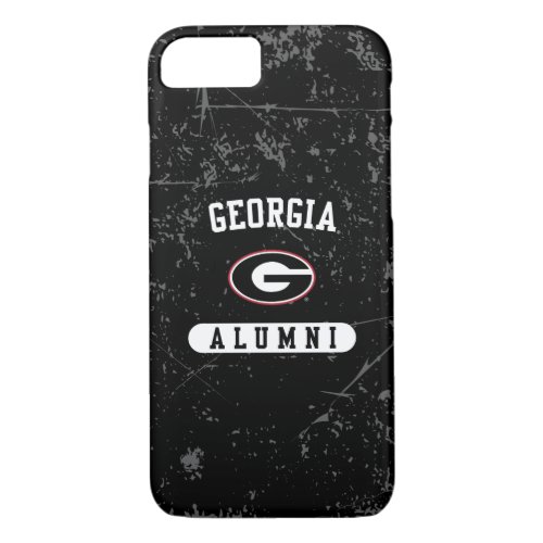 Georgia Alumni  Grunge iPhone 87 Case