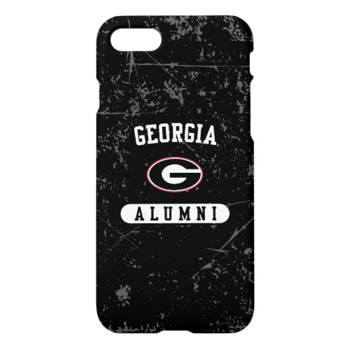 Georgia Alumni  Grunge iPhone 87 Case