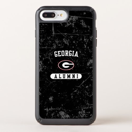 Georgia Alumni  Grunge Speck iPhone Case