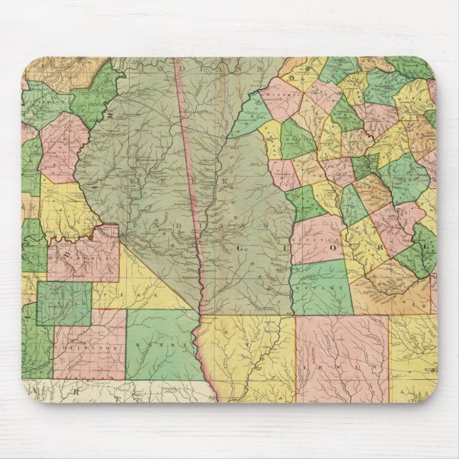 Georgia and Alabama 2 Mouse Pad (Front)