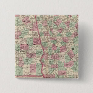 Georgia and Alabama 2 Pinback Button