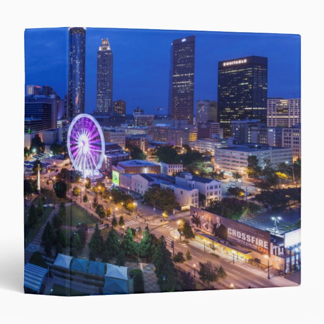Georgia, Atlanta, Centennial Olympic Park 3 Ring Binder (Front/Spine)