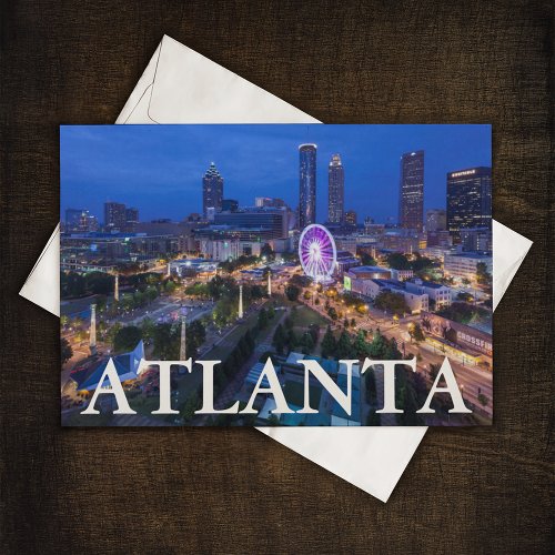 Georgia Atlanta Centennial Olympic Park Postcard