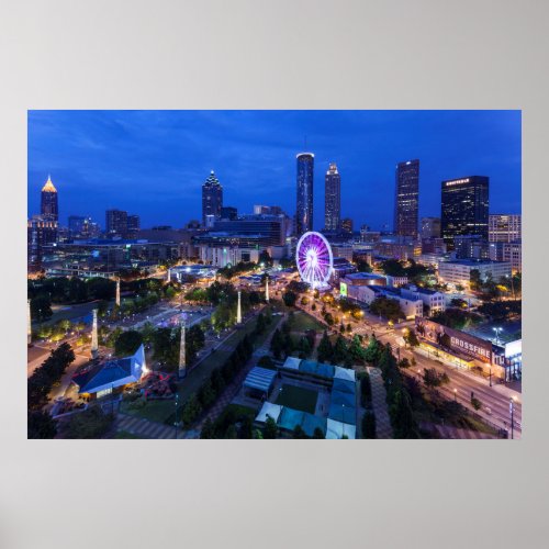 Georgia Atlanta Centennial Olympic Park Poster