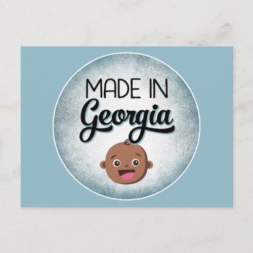Georgia Birth Announcement Postcards – Cute & Funny Baby