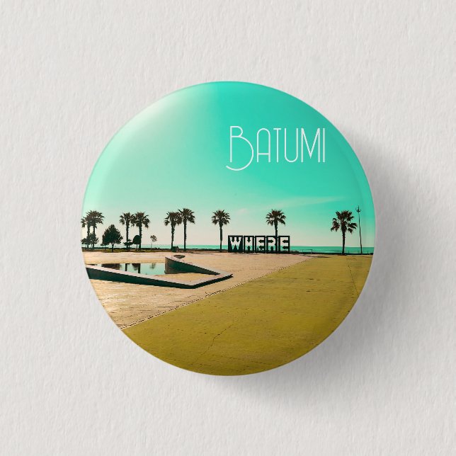 Georgia Batumi Architecture Landscape Button (Front)