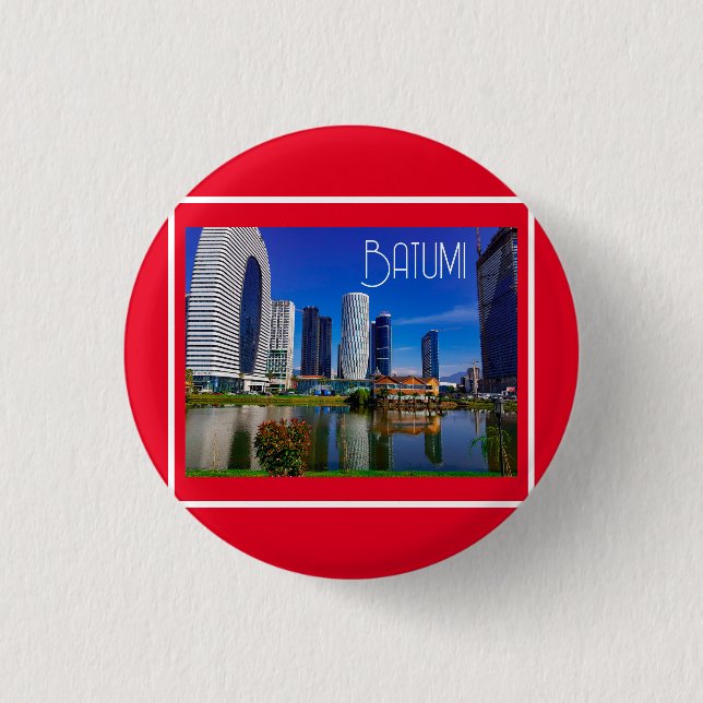 Georgia Batumi Architecture Landscape Button (Front)