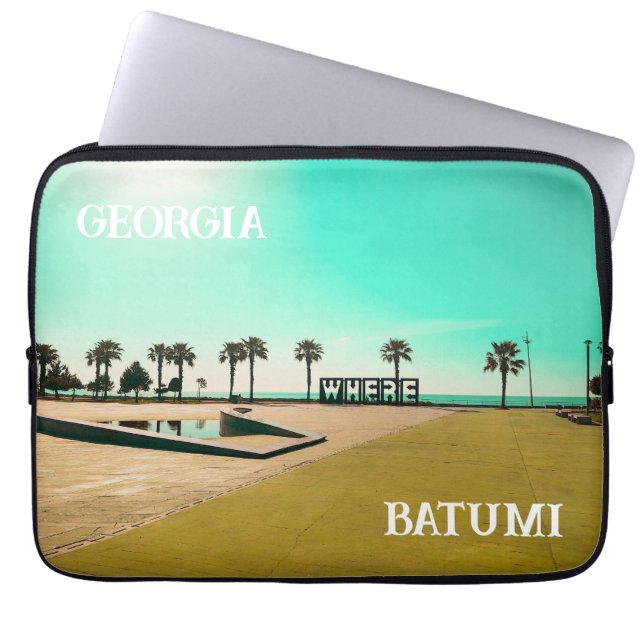 Georgia Batumi Architecture Landscape Laptop Sleeve (Front)