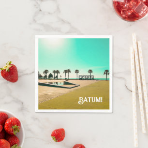 Georgia Batumi Architecture Landscape Napkins