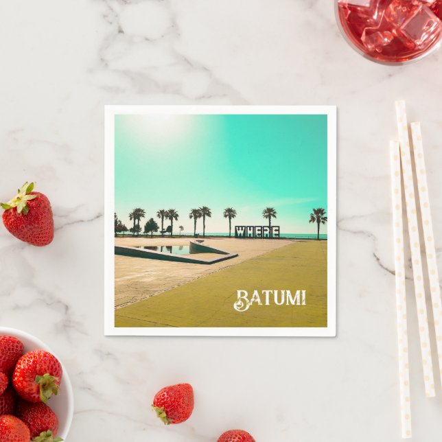 Georgia Batumi Architecture Landscape Napkins (Insitu)