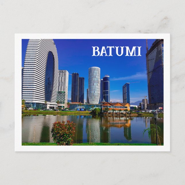 Georgia Batumi Architecture Landscape Postcard (Front)