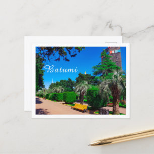 Georgia Batumi Architecture Landscape Postcard