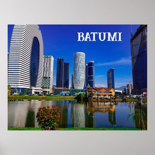 Georgia Batumi Architecture Landscape Poster (Front)