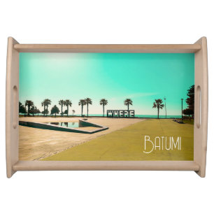 Georgia Batumi Architecture Landscape Serving Tray