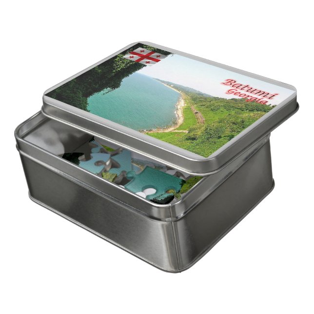 Georgia - Batumi - Botanical Garden - Jigsaw Puzzle (Lid Open)