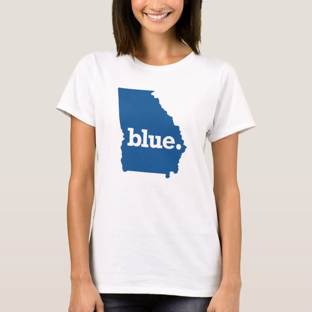 GEORGIA BLUE STATE T-Shirt (Front)
