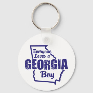 Georgia Boy Keychain