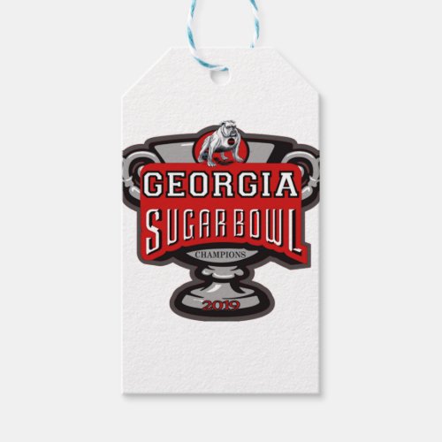Georgia Bull Sugar Bowl Championship 2022 Gift Tags