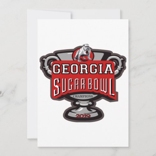 Georgia Bull Sugar Bowl Championship 2022 Invitation