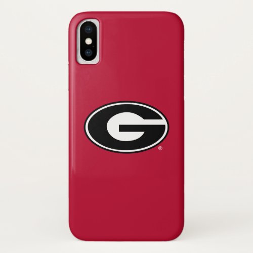 Georgia Bulldogs Logo iPhone X Case