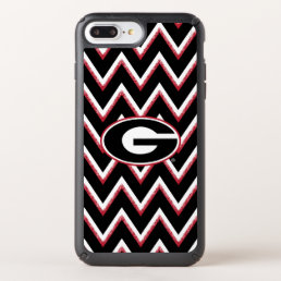 Georgia Bulldogs Logo | Chevron Pattern Speck iPhone Case