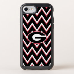 Georgia Bulldogs Logo | Chevron Pattern Speck iPhone SE/8/7/6s/6 Case