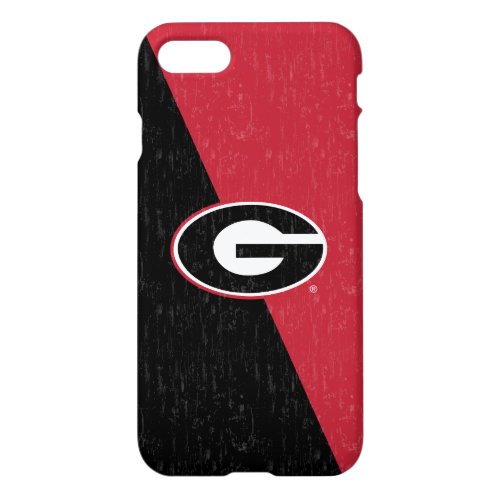 Georgia Bulldogs Logo  Distressed iPhone 87 Case